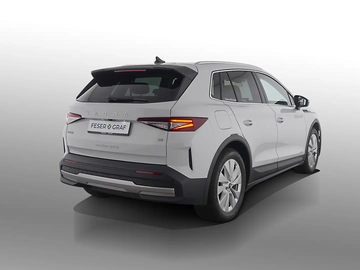 Skoda Elroq 85 82 kWh Batterie Elektromotor ACC 19" Bianco - 2