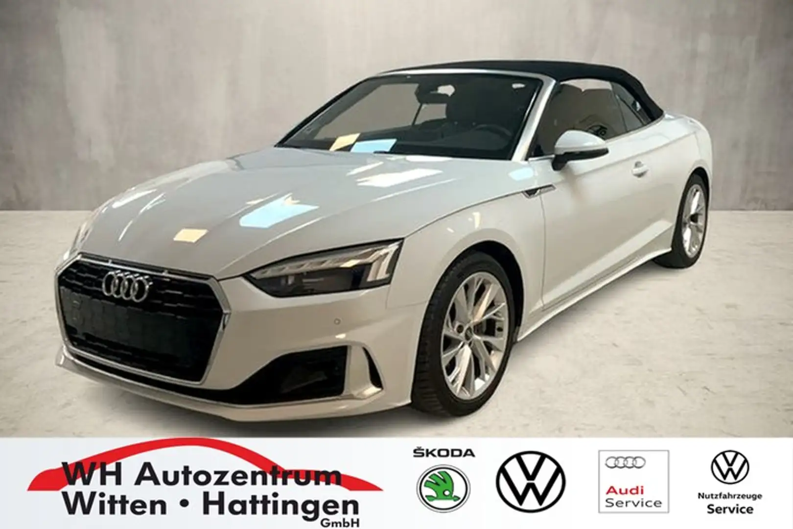 Audi A5 Cabriolet 40 2.0 TFSI S tronic advanced NAVI RE... Weiß - 1