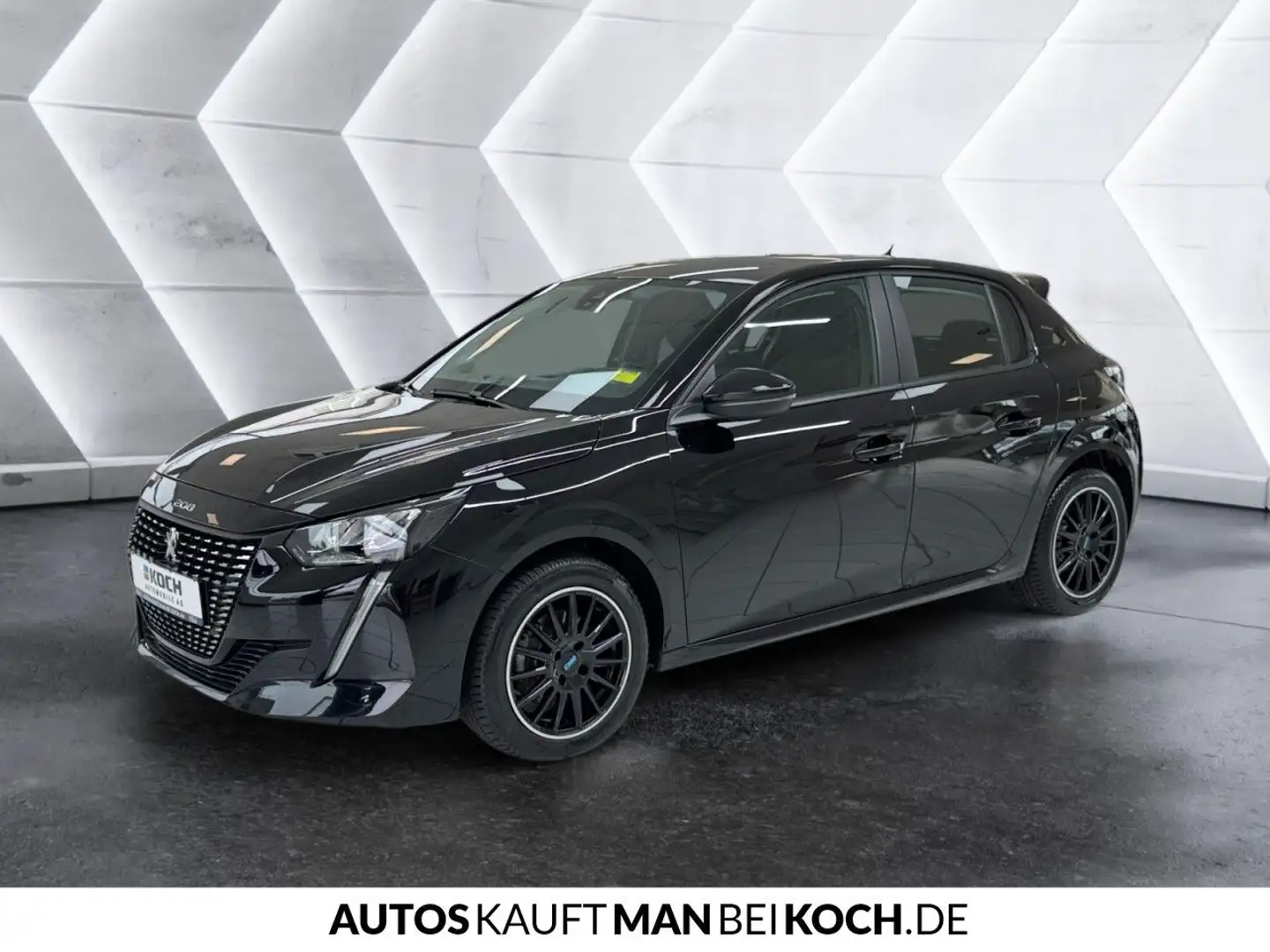 Peugeot 208 PureTech 100 EAT8 Pack Active LED PDC SHZ TEMP Schwarz - 2