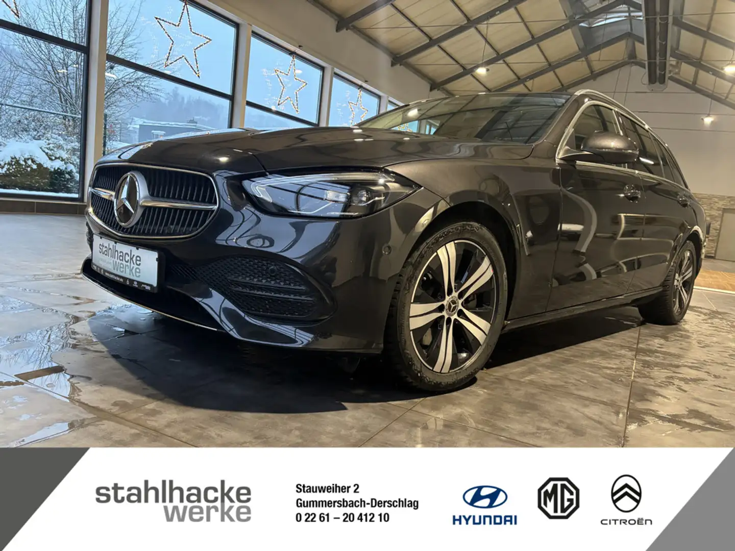 Mercedes-Benz C 200 T Avantgarde KAMERA NAVI AHK LED PANO Grau - 1