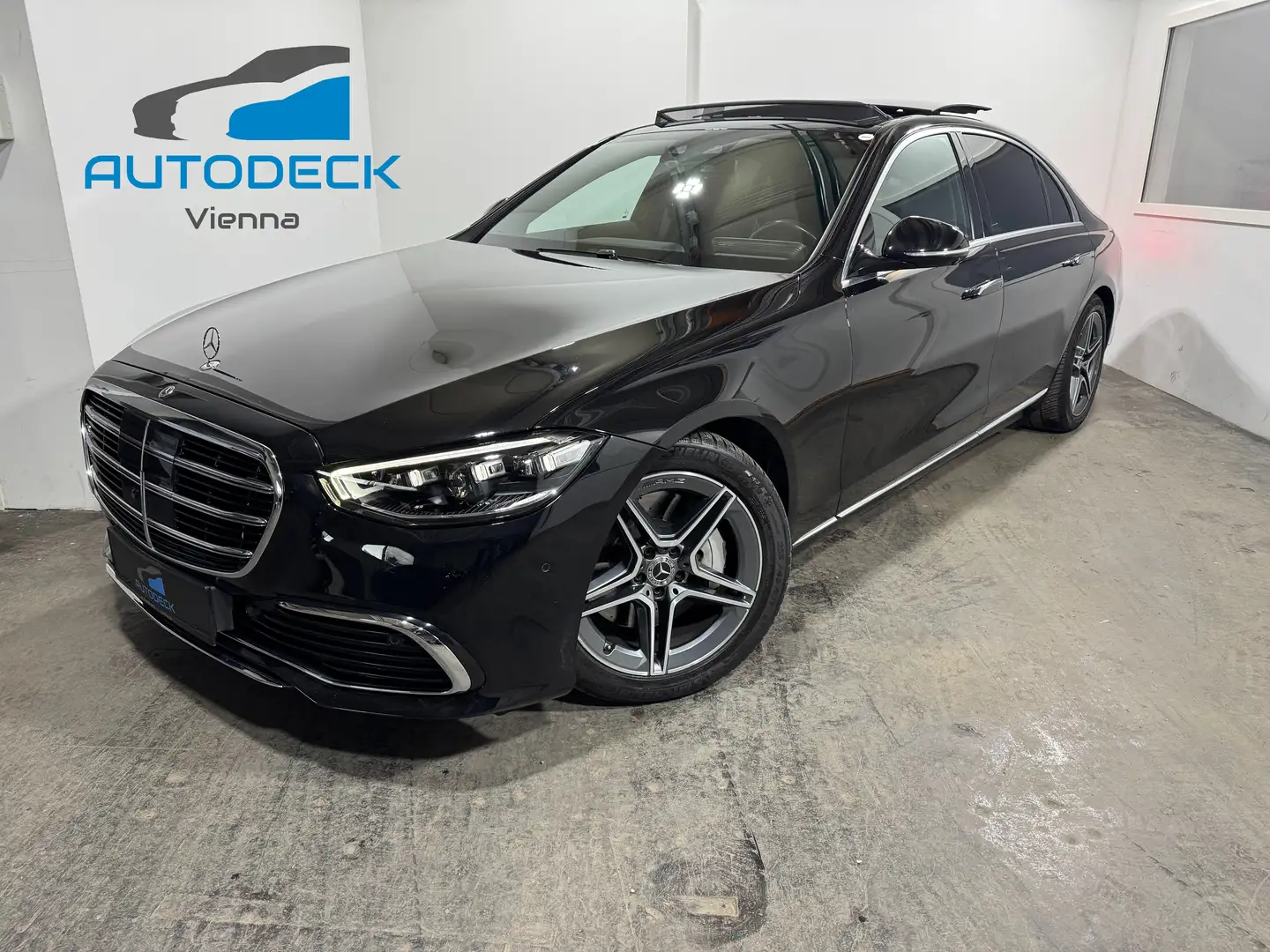 Mercedes-Benz S 350 S350d 4Matic Lang 1.Besitz/Panorama/Burmester/ Schwarz - 1