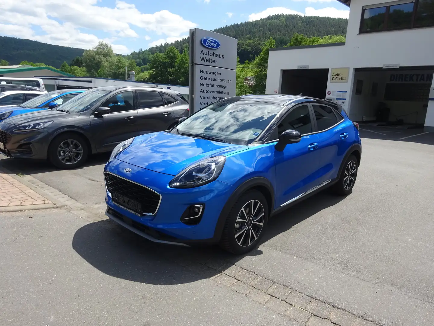 Ford Puma Titanium Navi Kamera Automatik Azul - 1