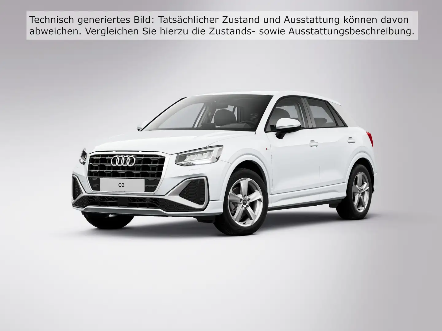 Audi Q2 35 TFSI S line LED S tronic Weiß - 2
