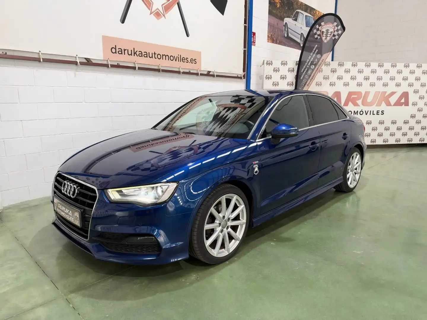 Audi A3 Sedan 2.0 TDI clean d 150CV S line ed Azul - 1