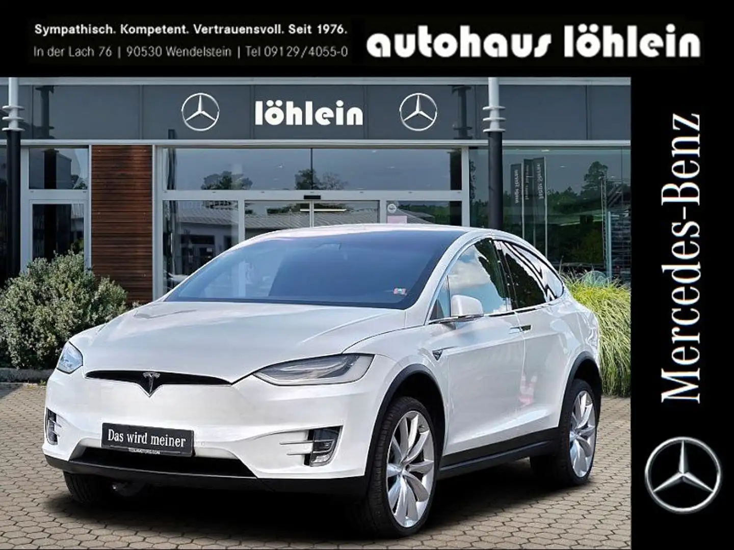 Tesla Model X MODEL X 100D KOSTENLOSES LADEN Blanc - 1