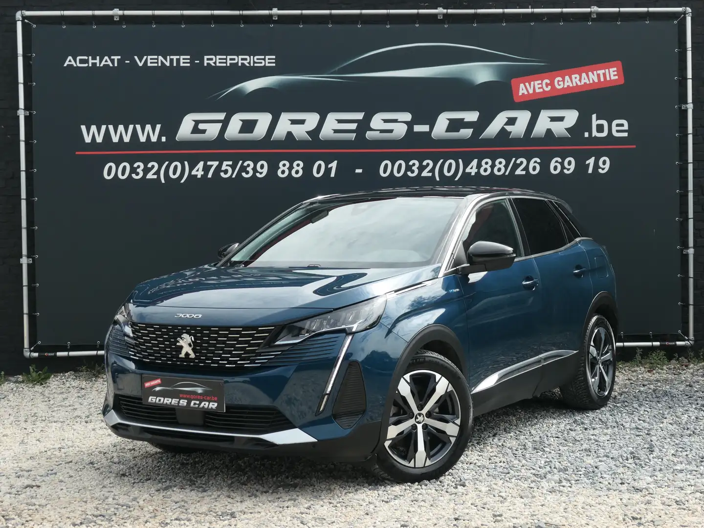 Peugeot 3008 1.6 Hybrid 225 PHEV GT Pack /1 PROP./FULL/GAR.1AN Blauw - 1