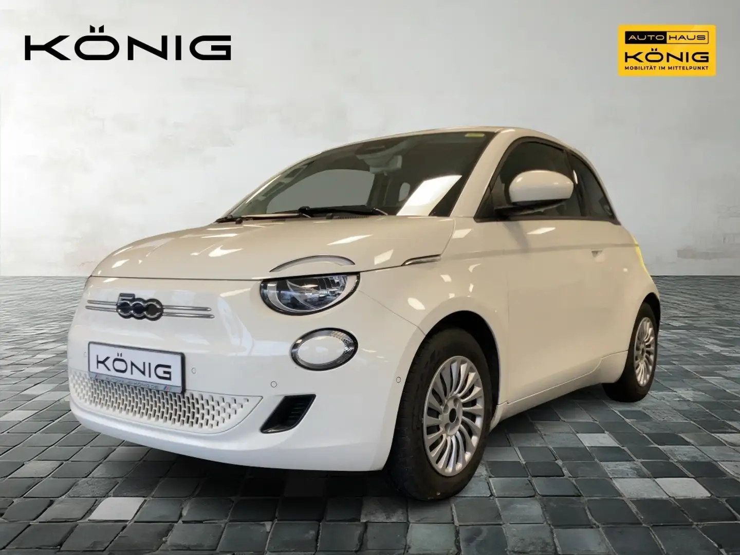 Fiat 500e MY23 Klima, PDC, Sitzheizung Weiß - 1