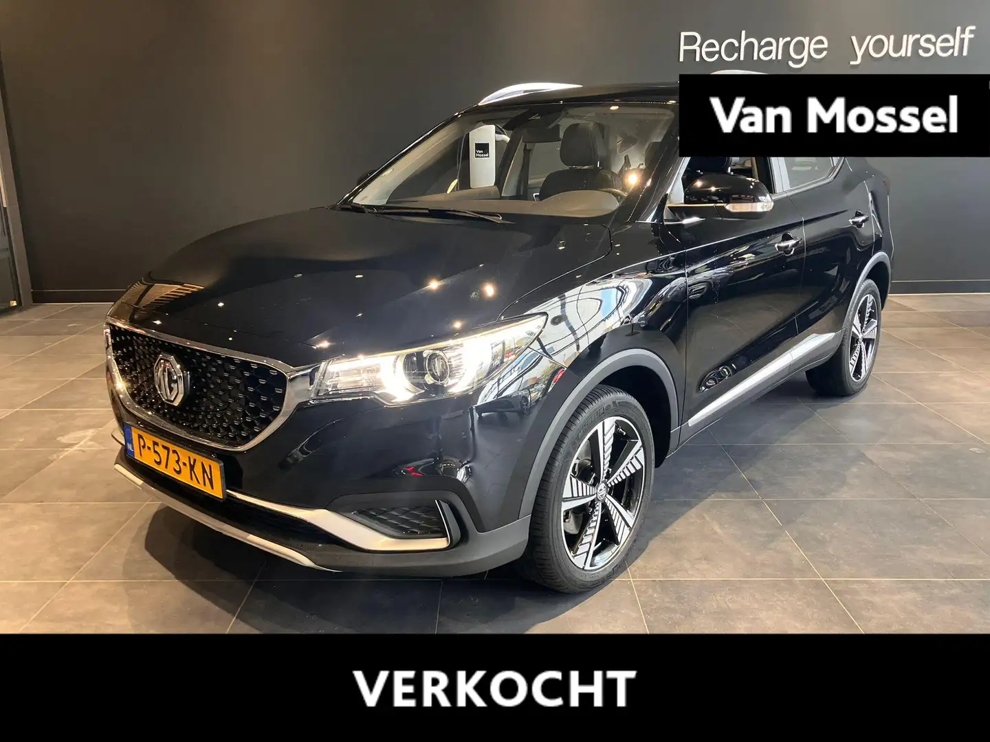 MG ZS MG EV Luxury 45 kWh EERSTE EIGENAAR - 360 camera - Zwart - 1