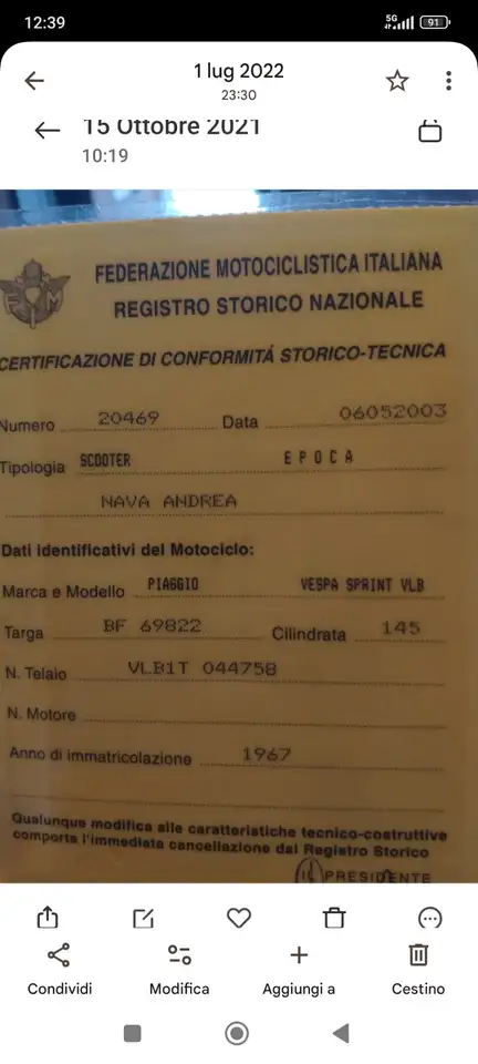 Piaggio Sprint
