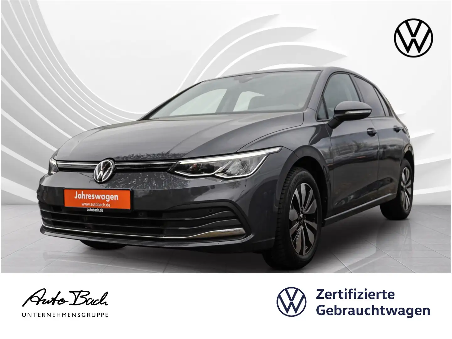 Volkswagen Golf VIII 1.5 eTSI "MOVE" DSG Navi LED Standhzg Grau - 1