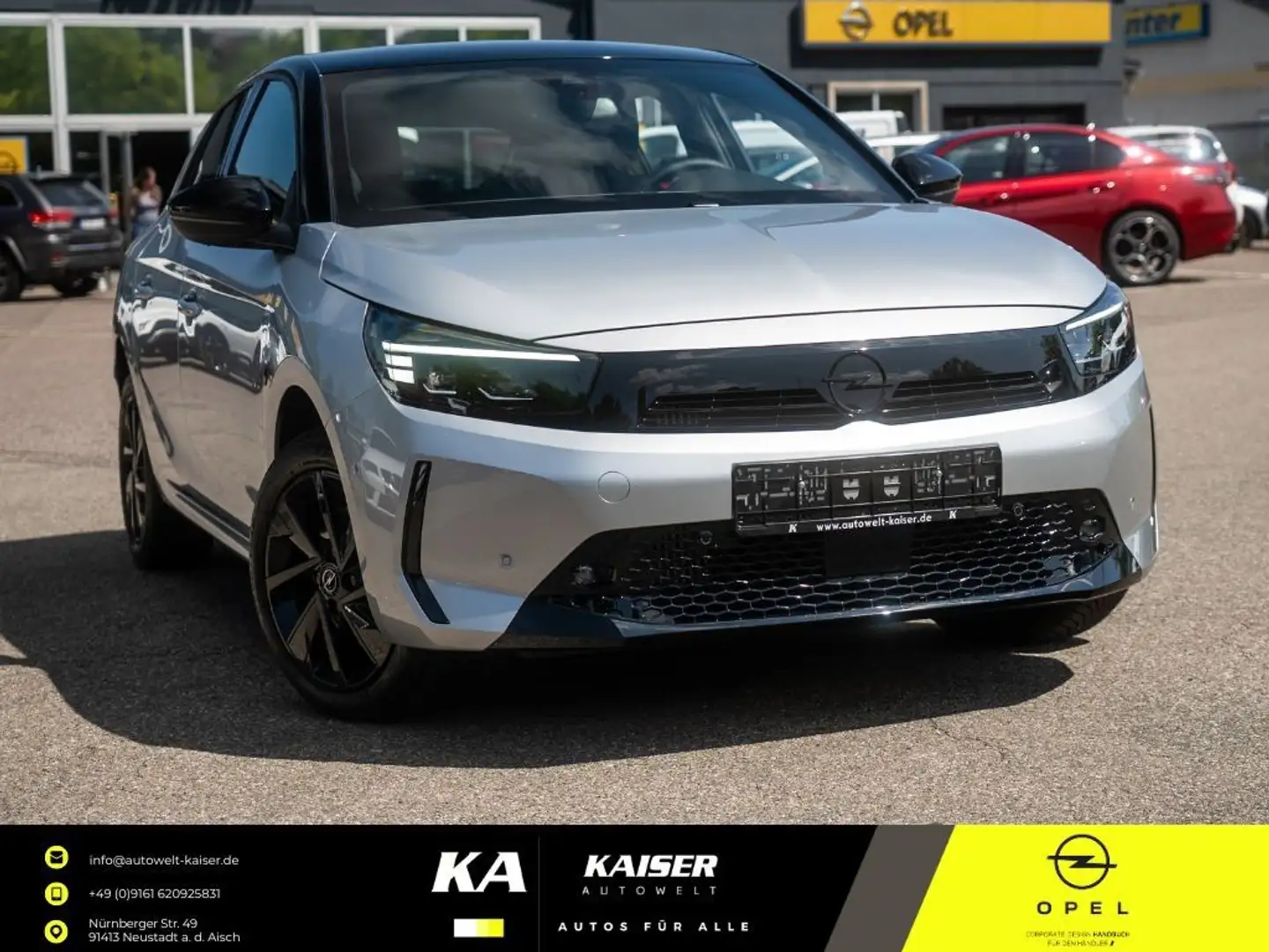 Opel Corsa F GS*MATRIX-LED*NAVI*SITZHZG*KAMERA*EINPAR Plateado - 1