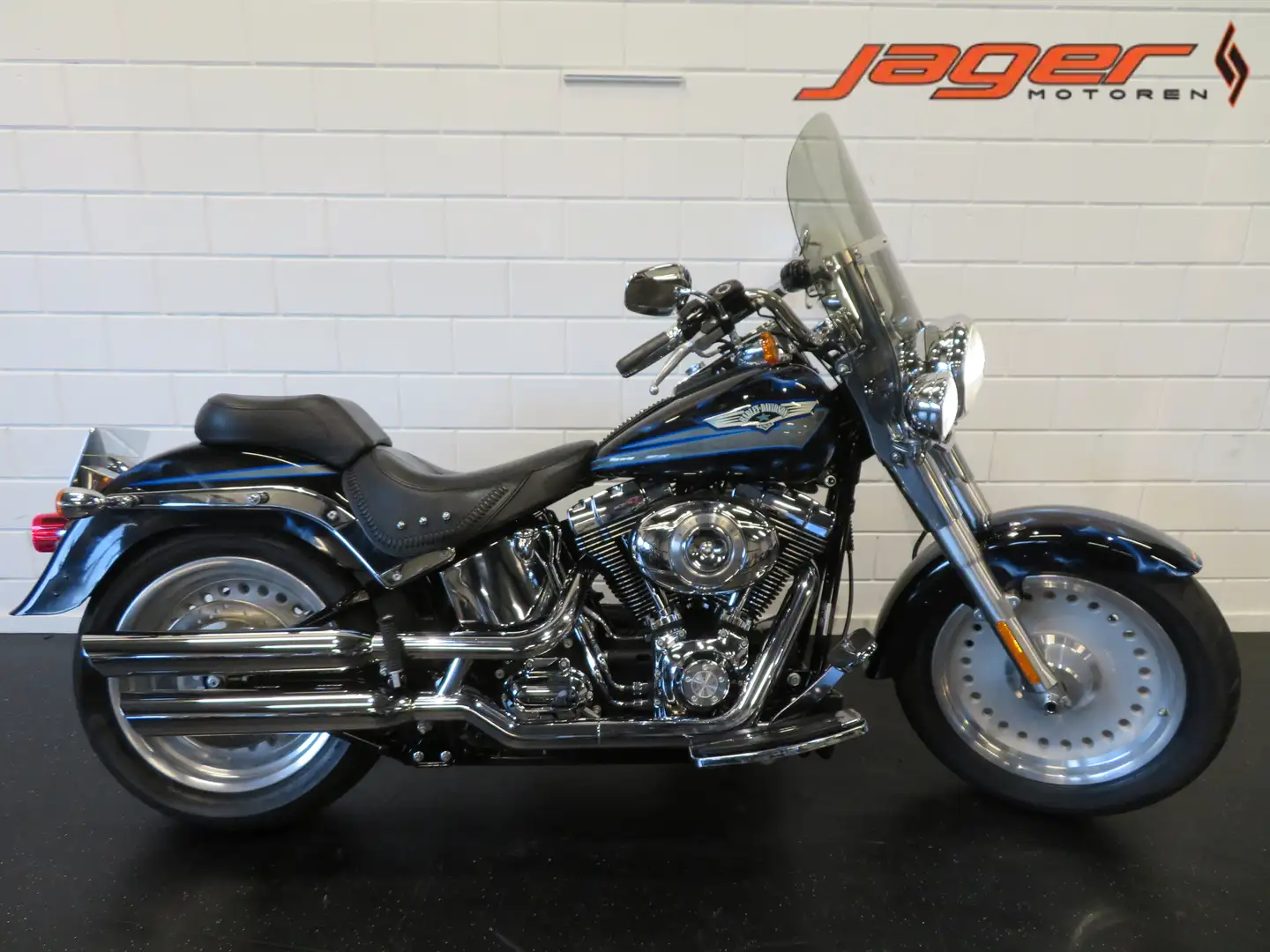 Harley-Davidson Fat Boy FLSTF FATBOY SOFTAIL SUPER! Albastru - 1