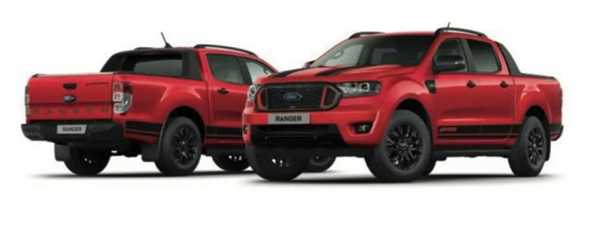 Ford Ranger STORMTRAK 2.0 TDI *VOLLAUST+E-ROLLO+LEDER Rood - 1