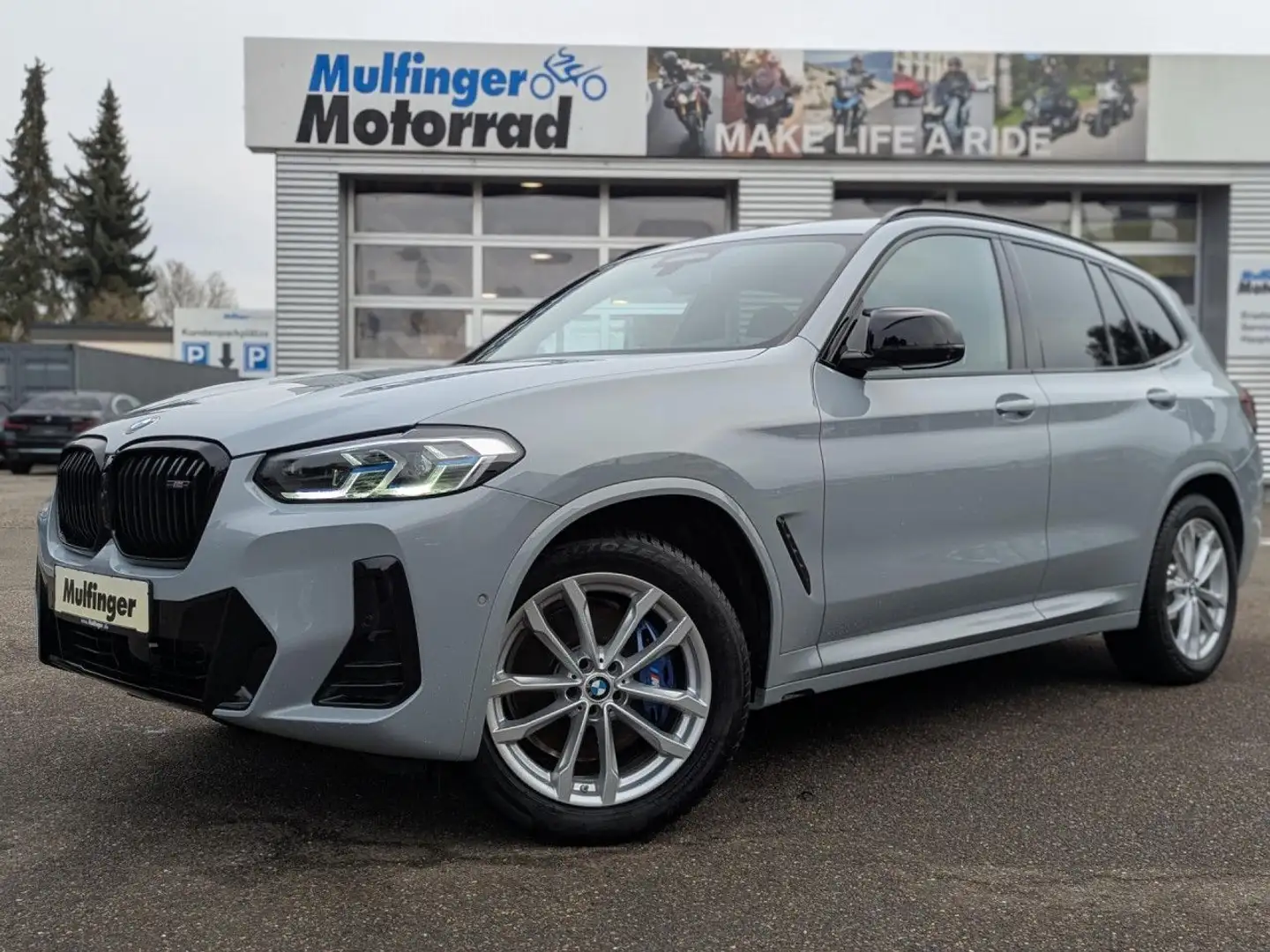 BMW X3 M 40i HUD ACC Standh.SuView.Laser HiFi AHK 21" Gris - 2