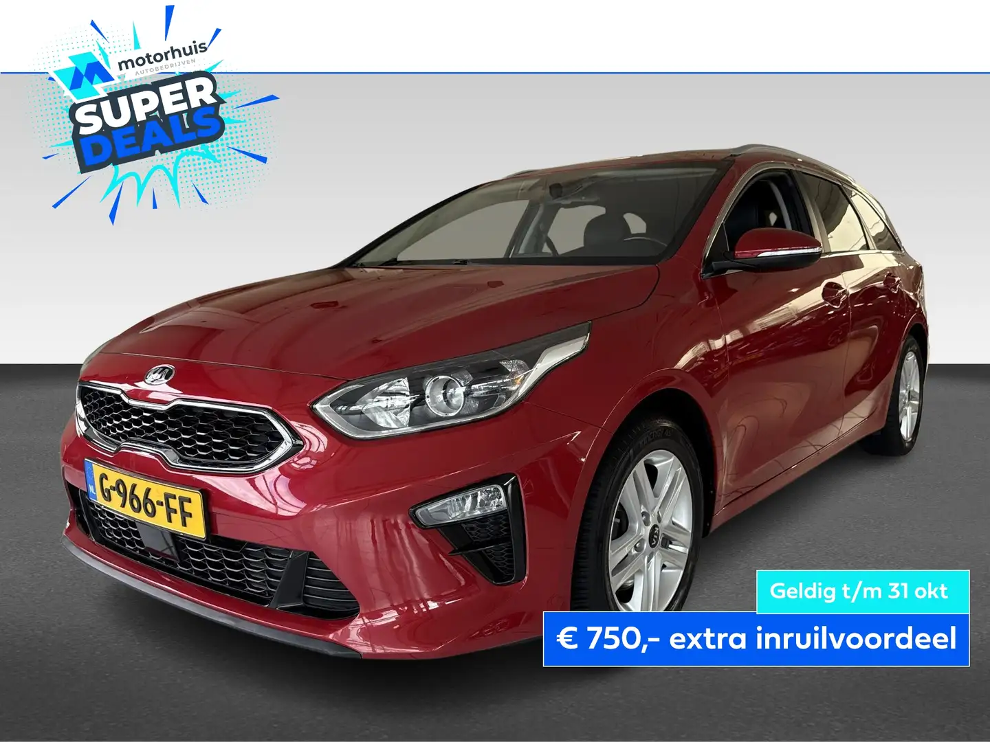 Kia Ceed / cee'd 1.4 T-GDi 140pk DCT7 Automaat DynamicPlusLine Rouge - 1