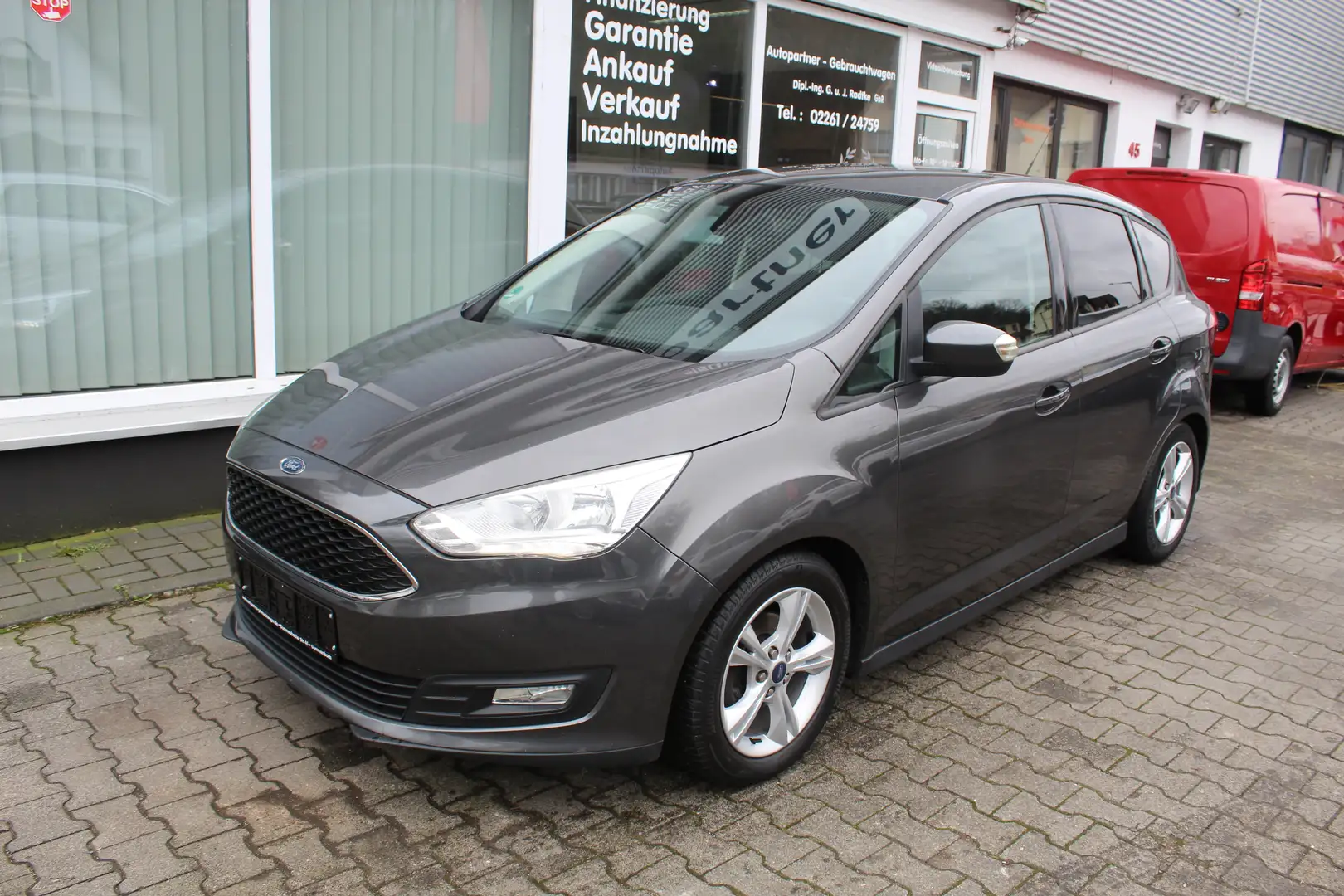 Ford C-Max 1,0 EcoBoost, Euro6, Tüv:Neu, Navi, Sitzh,Klima Grijs - 1