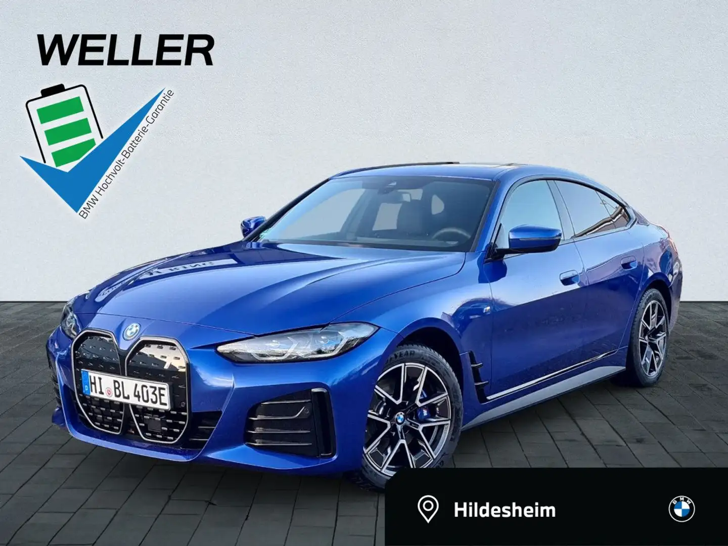 BMW i4 eDrive35 Gran Coupé Sportpaket Bluetooth Navi Blau - 1
