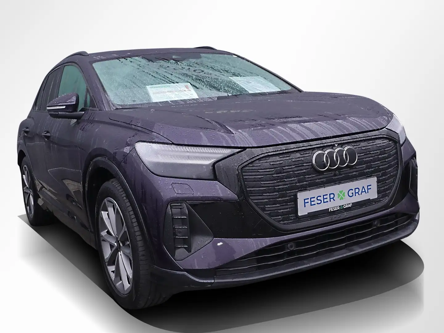 Audi Q4 e-tron 55 qu ACC Leder Matrix Navi RüKa SONOS Violett - 2