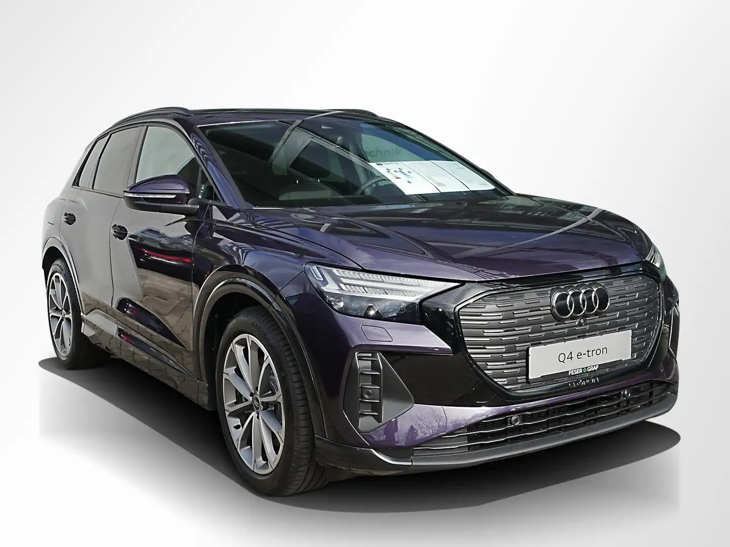 Audi Q4 e-tron 55 qu. ACC Leder Matrix Navi RüKa Violett - 2
