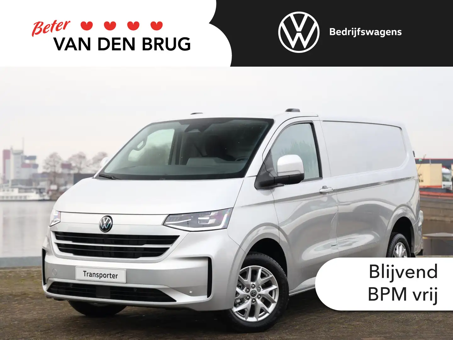 Volkswagen Transporter 2.0 TDI 170PK Automaat L1H1 Bulli | BPM vrij | Cli Zilver - 1