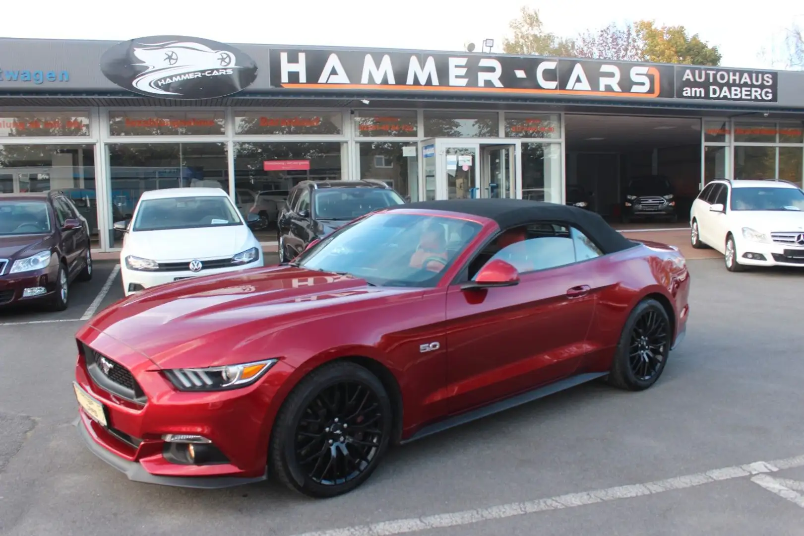 Ford Mustang GT Convertible Red - 1