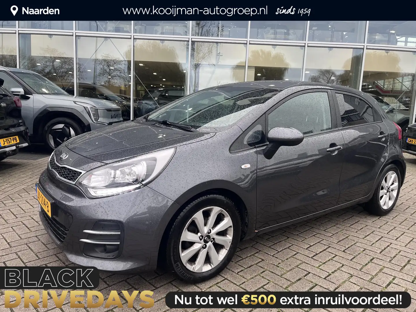 Kia Rio 1.2 CVVT DynamicLine Navigatie|Camera|Lmv|Cruise c Gris - 1