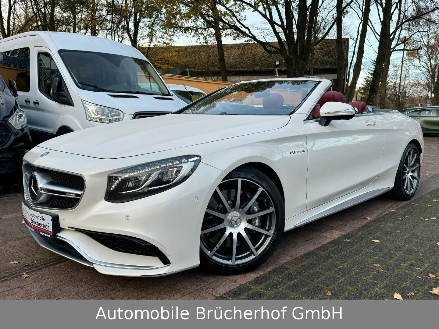 Mercedes-Benz S 63 AMG S63 AMG 4M Cabrio Swarovski/Nachtsicht/Exclusiv Weiß - 1
