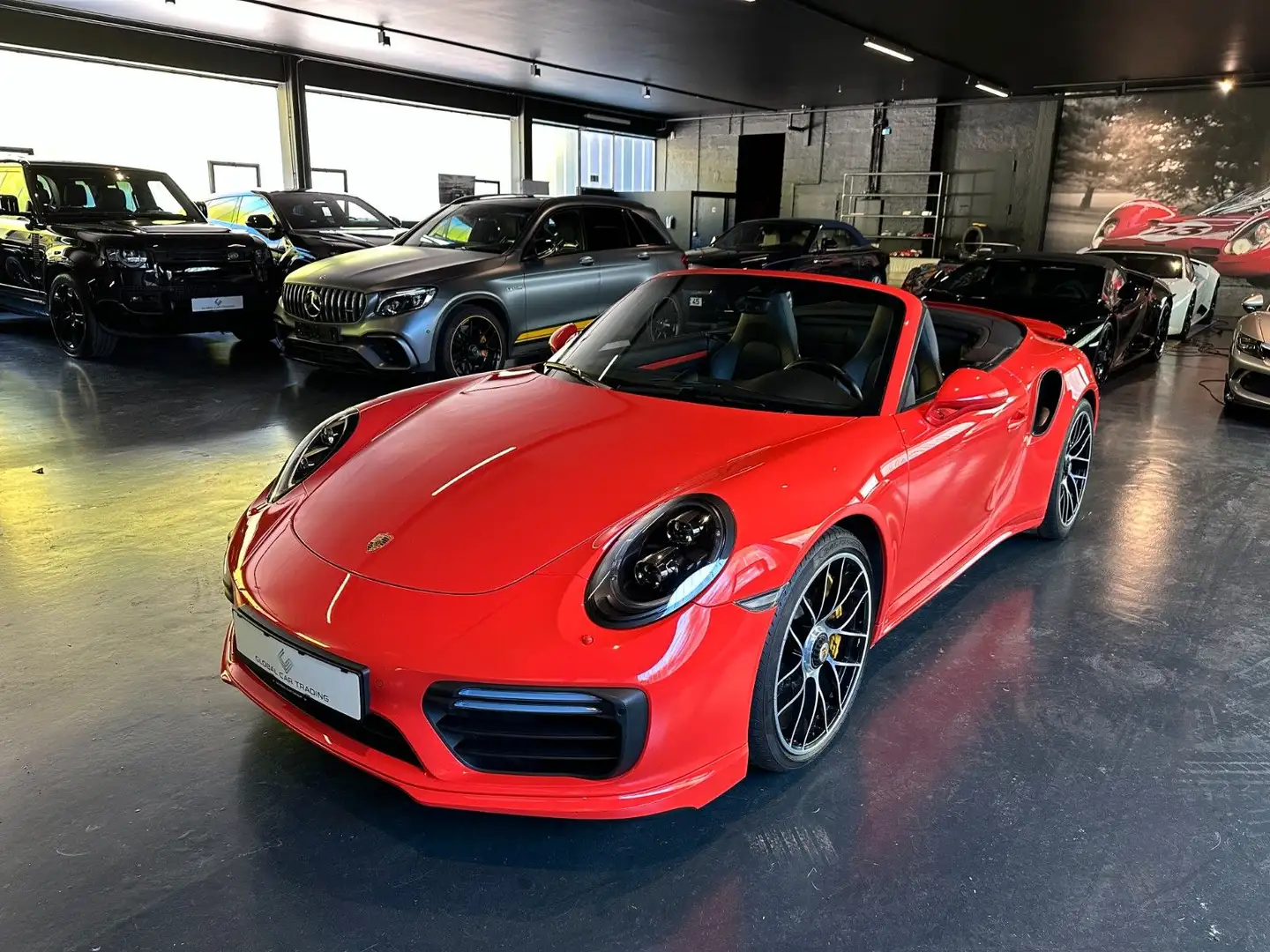 Porsche 911 Turbo S Cabriolet* Burmester*Lift*PCCB*PDCC Oranžová - 1