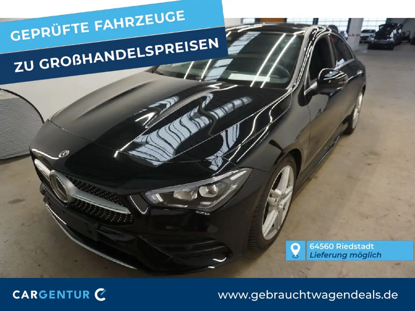 Mercedes-Benz CLA 220 d AMG Line 4Matic Pano SpoSi Burmester Zwart - 1
