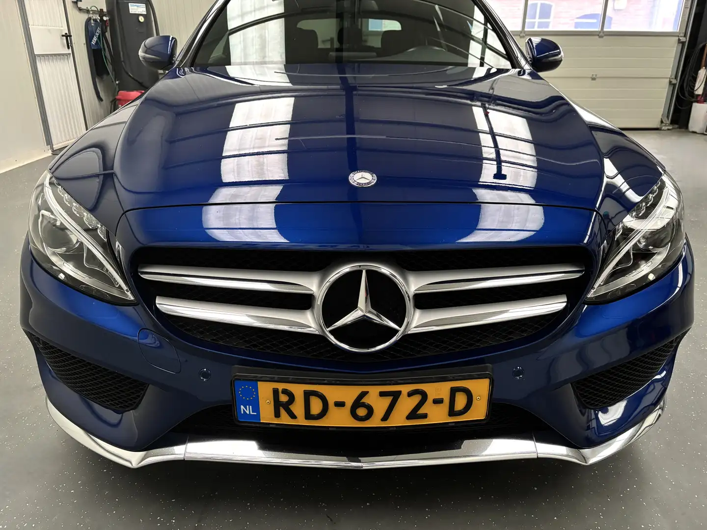 Mercedes-Benz C 180 Estate AMG Sport Edition NAP! Prachtige auto! | AM Blau - 2