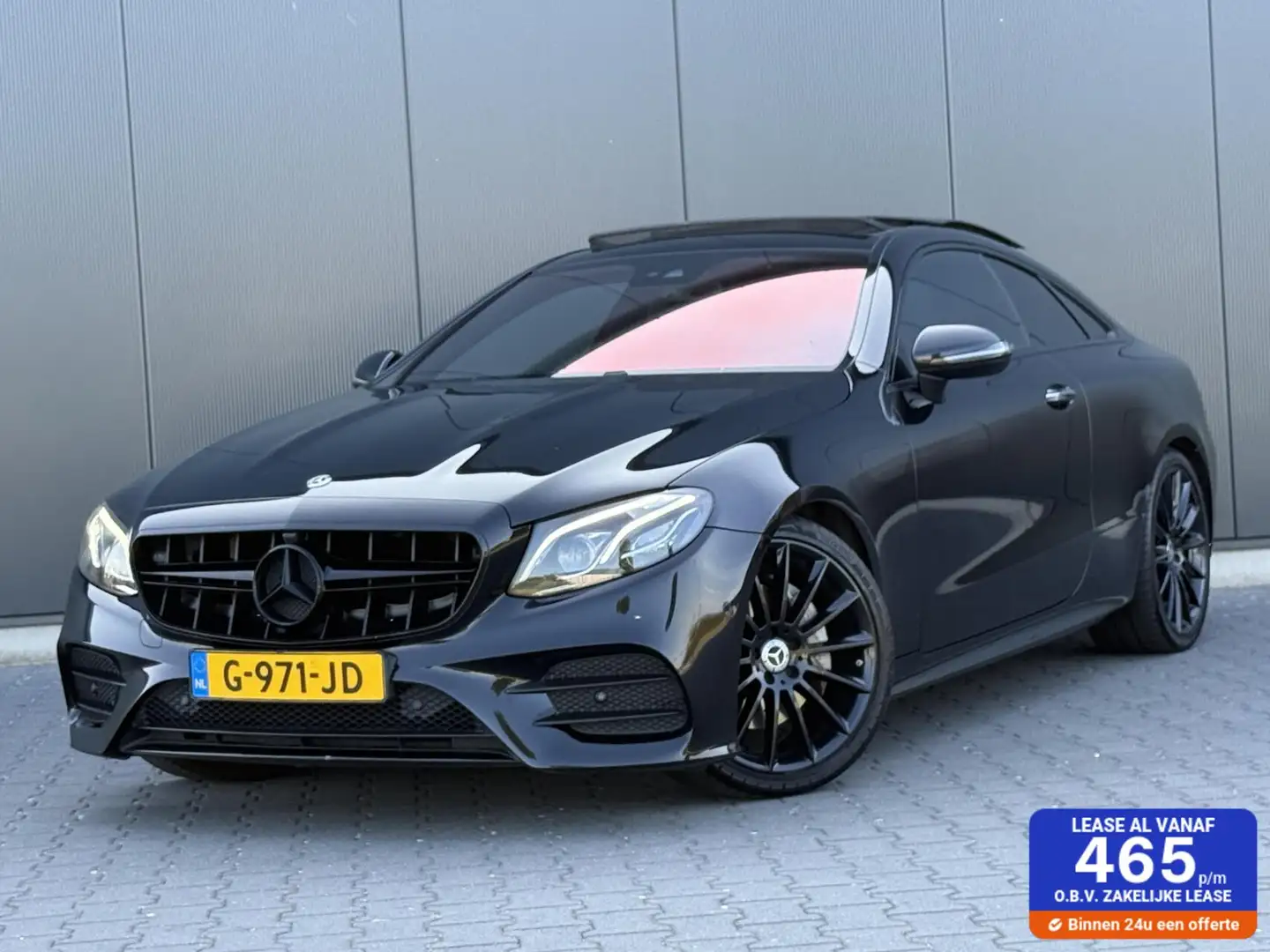 Mercedes-Benz E 200 Coupé Pano - AMG Line - Widescreen - Sfeerverlicht Zwart - 1