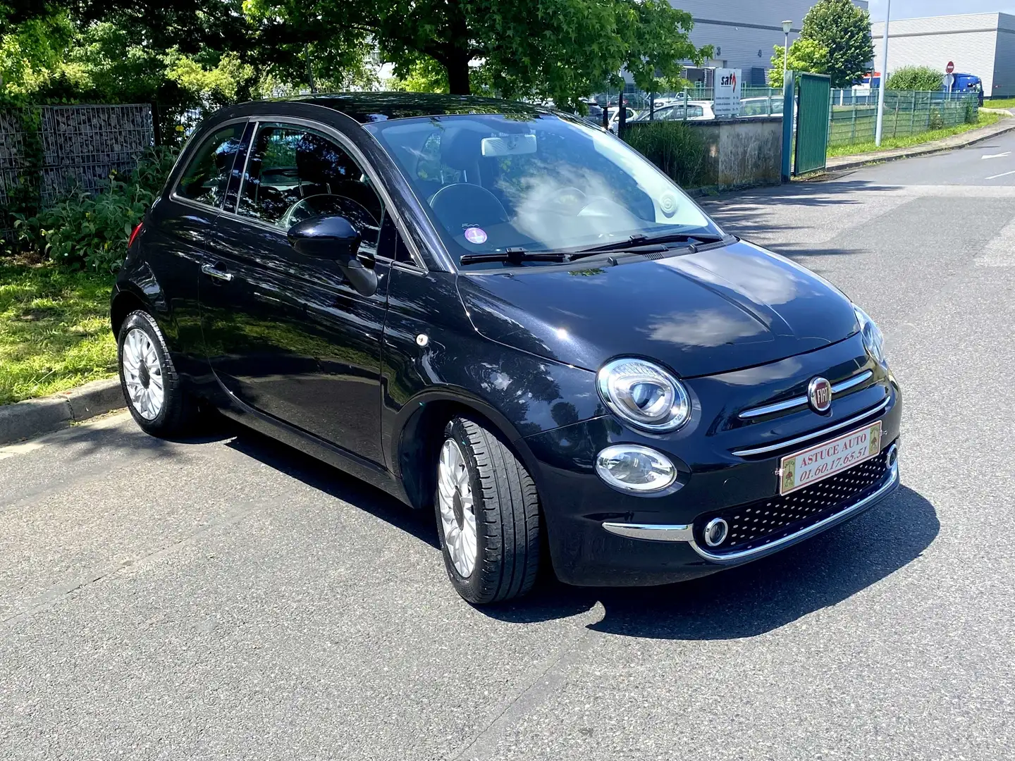 Fiat 500e 1.2 8V 69CH ECO PACK LOUNGE EURO6D Noir - 2
