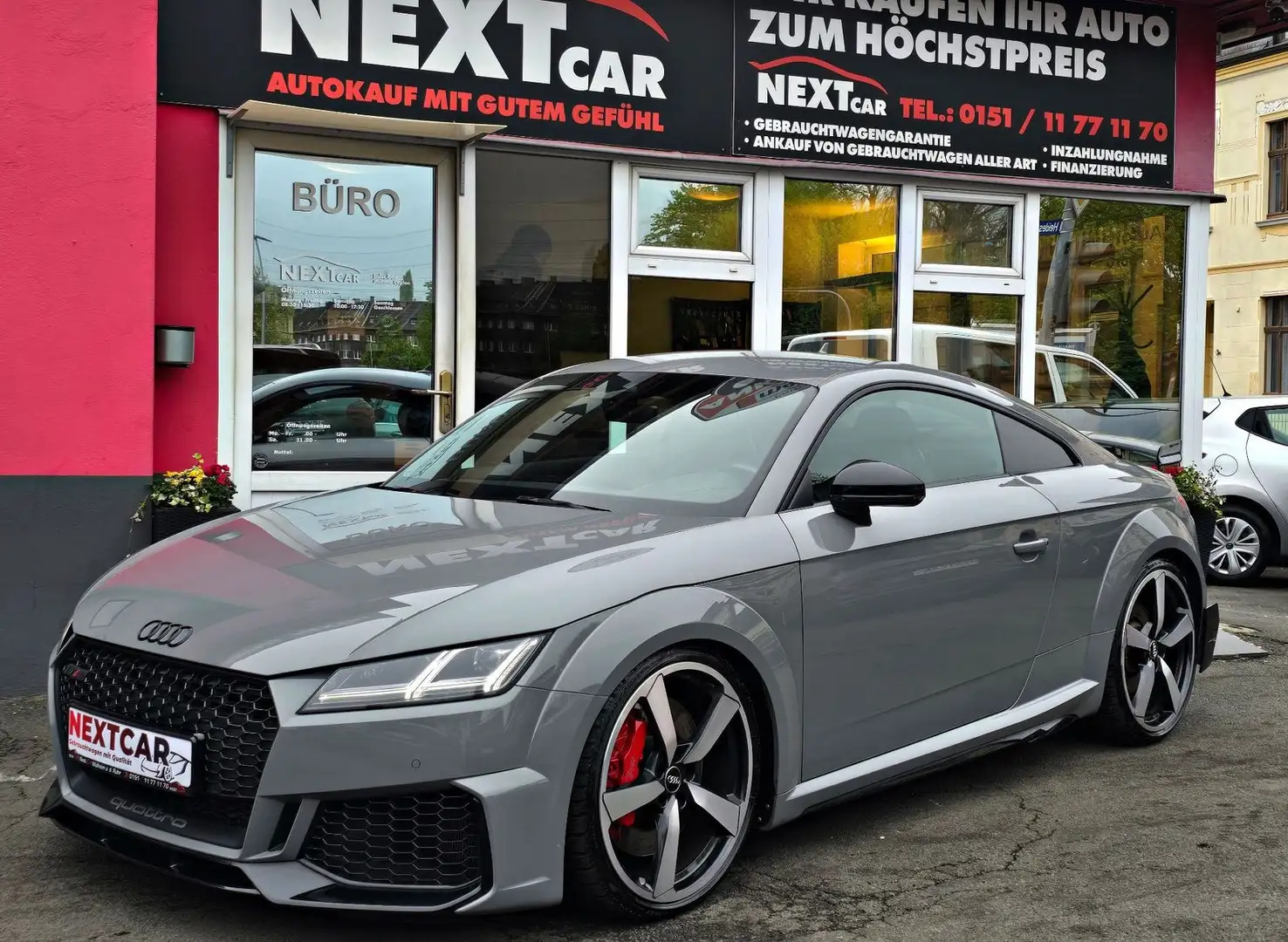 Audi TT RS 2.5 TFSIquattro|RS Abgas|B&O|NanoGrau Plateado - 1