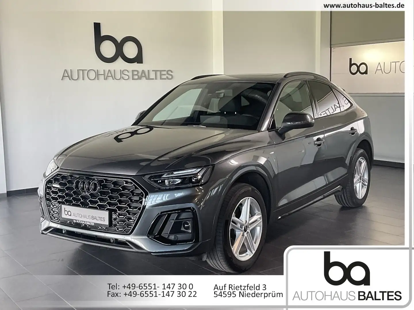 Audi Q5 Q5 Sportback 45 TFSI quattro S line Pano/Kam/AHK Grey - 1