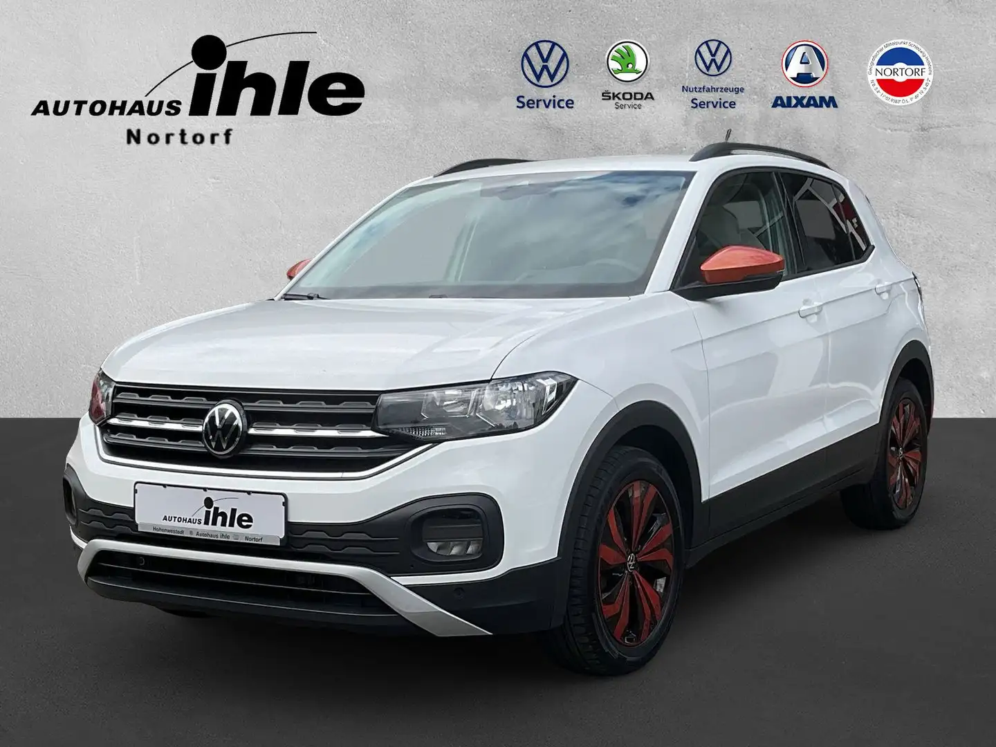 Volkswagen T-Cross Life 1.0 DSG Navi Sitzhzg PDC ALU Blanc - 1