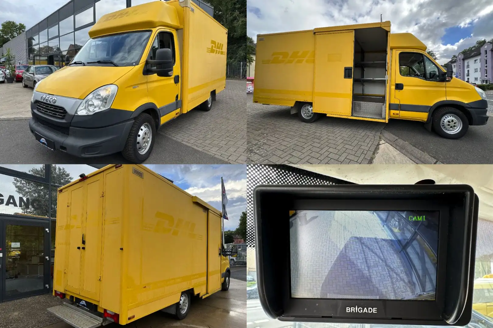 Iveco Daily*3,5 T * Transporter*Postkoffer*WoMo*Kurz Gelb - 1