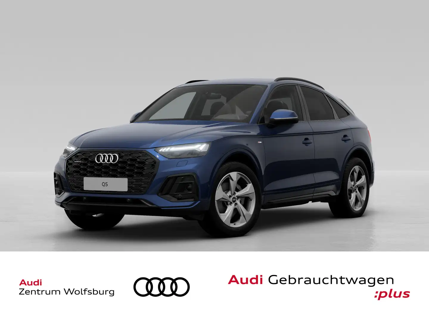 Audi Q5 45 TFSI quattro S tronic S line AHK Blau - 1