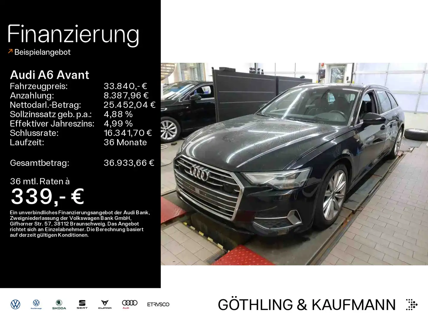 Audi A6 sport quattro*NAVI*LED*SHZ*S-Line Schwarz - 1
