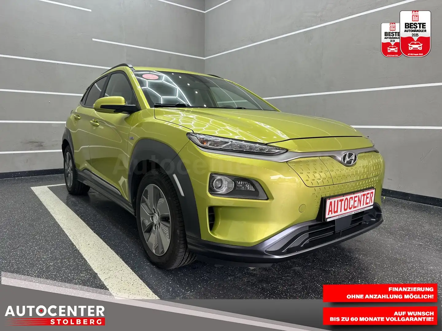 Hyundai KONA Style Elektro 2WD "1 HAND-NAVI-CAM-SITZH" Grün - 2