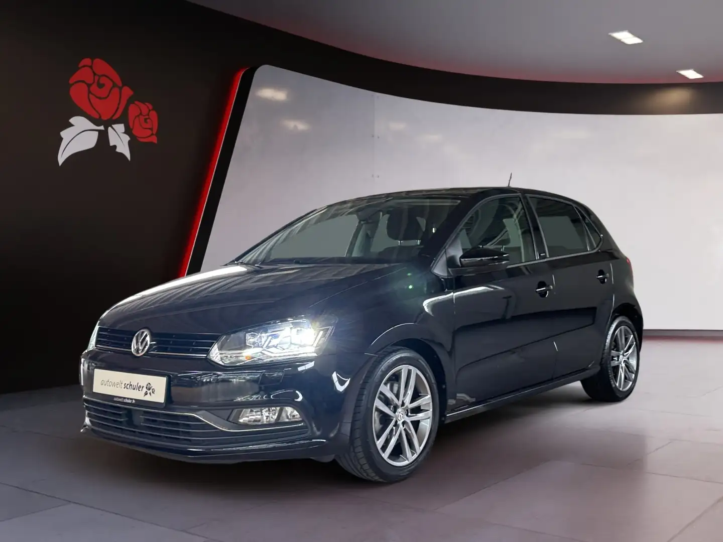 Volkswagen Polo 1.2 TSI DSG Allstar LED Pano Navi SHZ Schwarz - 2