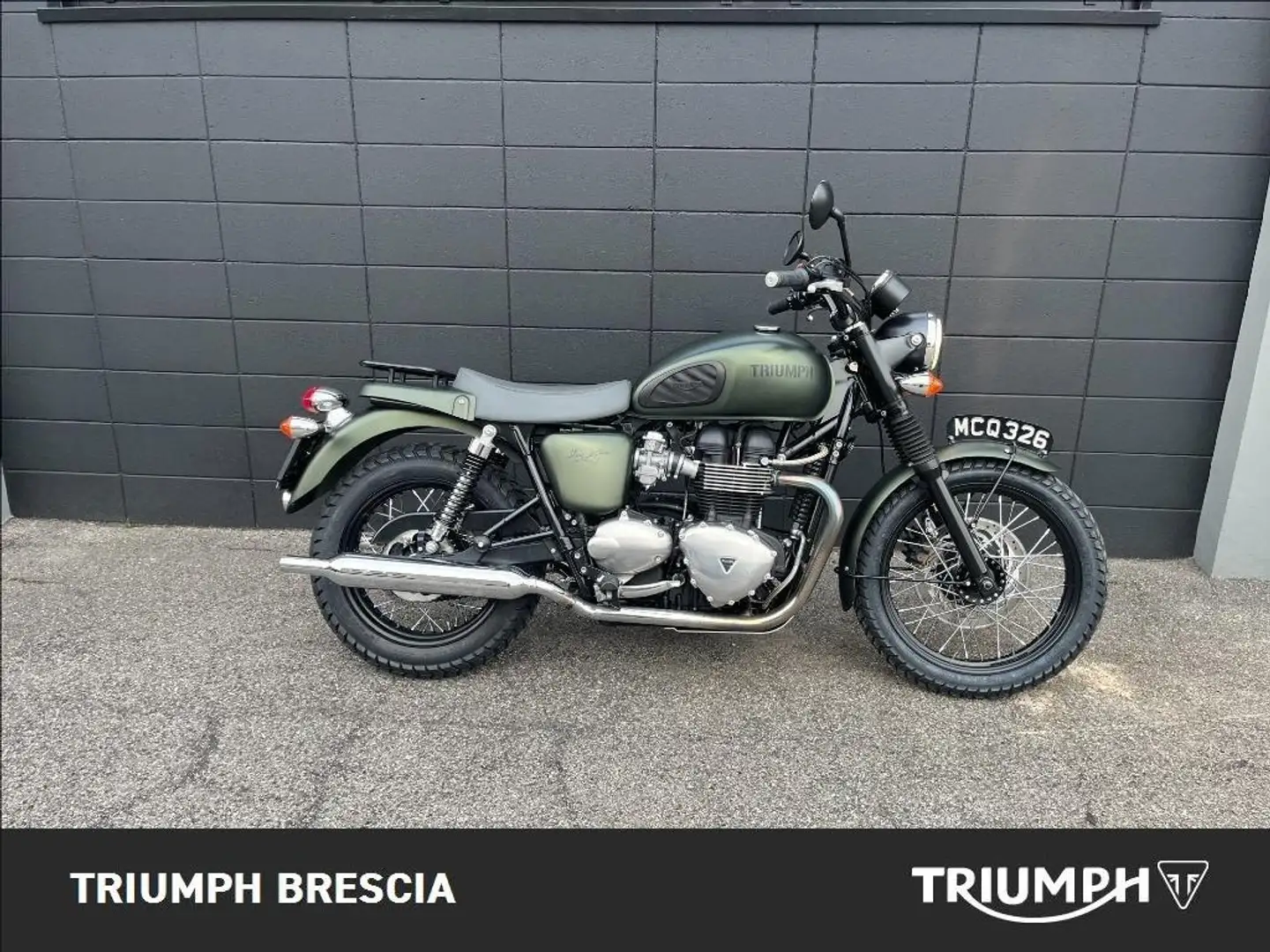 Triumph Bonneville T100 Steve McQueen Vert - 1
