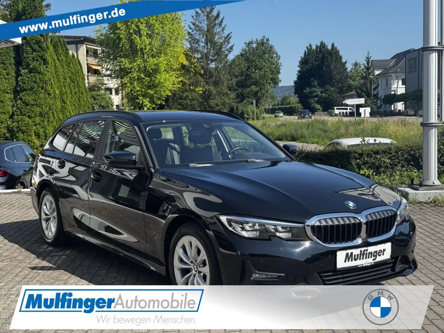 BMW 318 d T.Advantage LiveProf Sitzh.DrivAss.AHK DAB+ Negro - 1