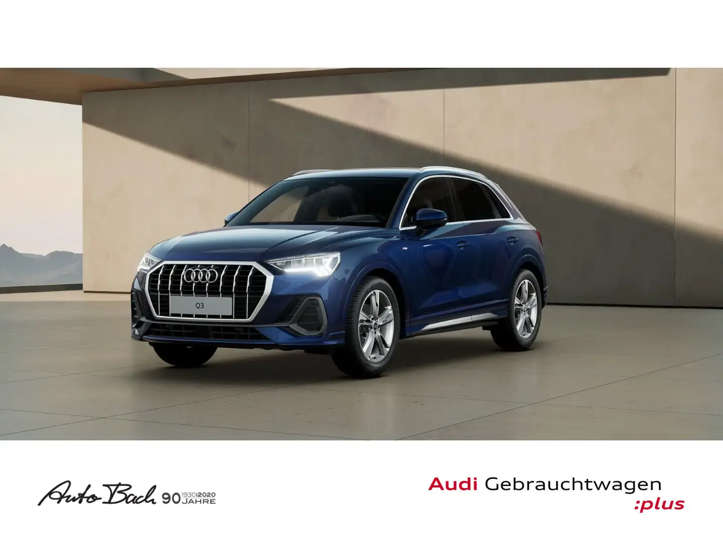 Audi Q3 S line 35TFSI Stronic Navi LED virtual ACC EP Blau - 1