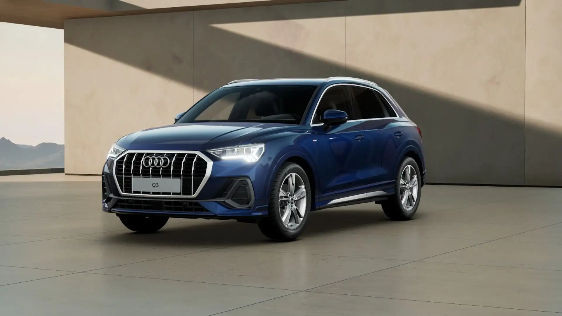 Audi Q3 S line 35TFSI Stronic Navi LED virtual ACC EP Blau - 2