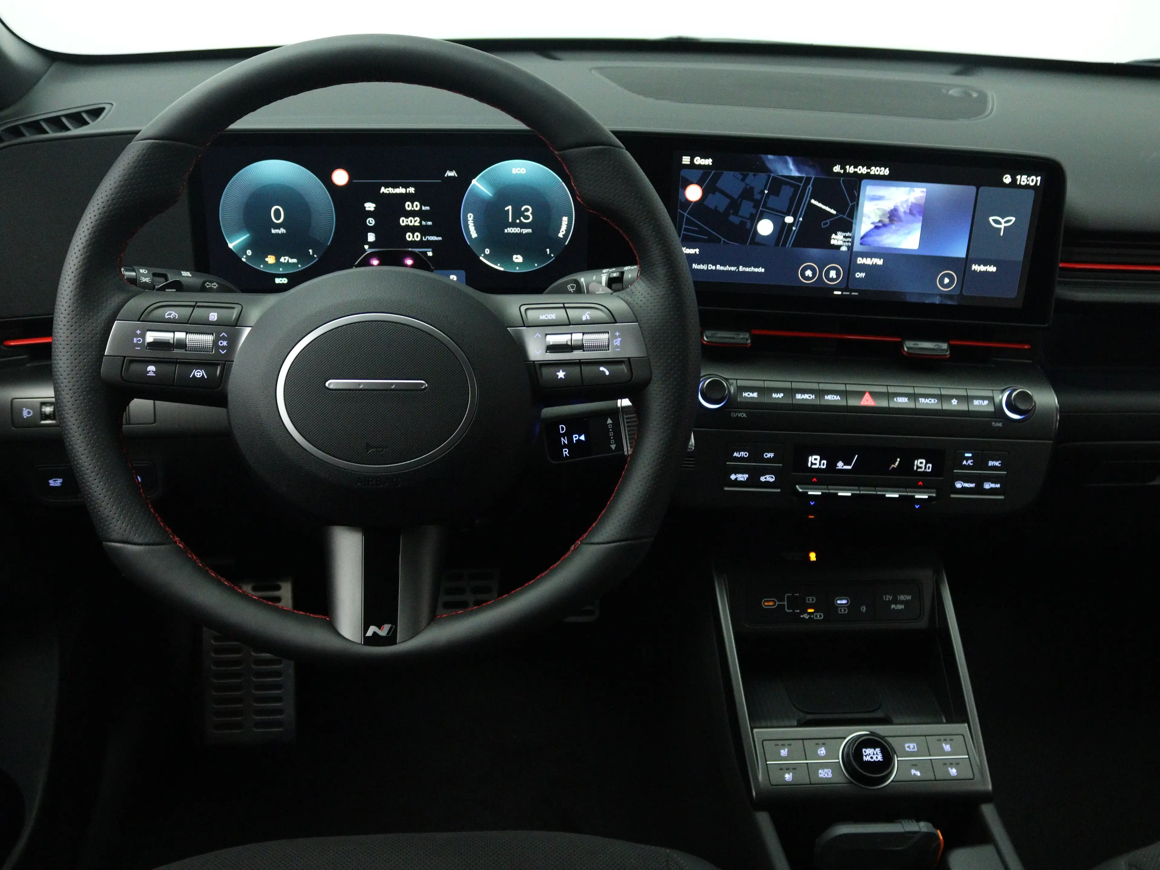 Hyundai KONA 1.6 GDI HEV N Line (Cyber Gray / Phantom Black Two — photo 3