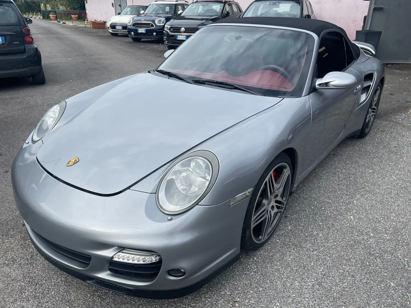 Porsche 997 Cabrio Turbo 480cv Italiana Ufficiale Plateado - 1