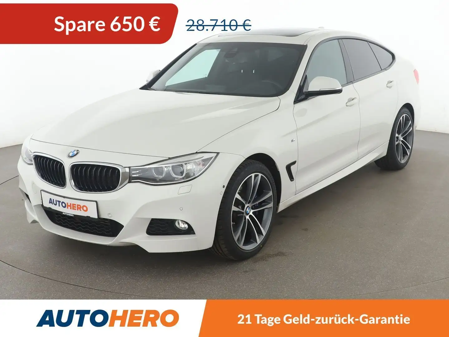 BMW 335 335i GT xDrive M Sport Aut.*NAVI*XENON*HUD* Weiß - 1