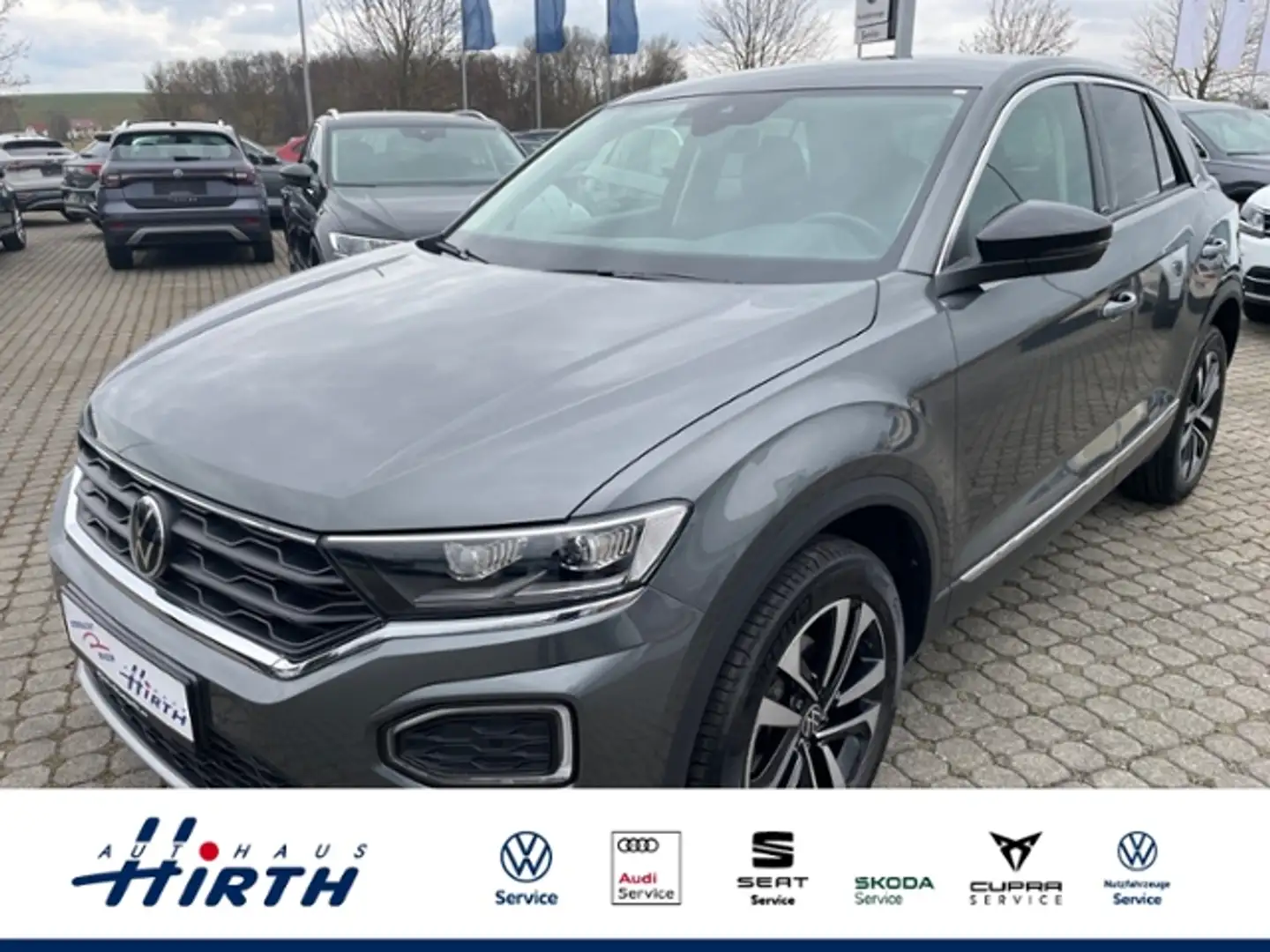 Volkswagen T-Roc Style United 1.0 TSI KLIMA+LED+NAVI+ALU Grau - 1