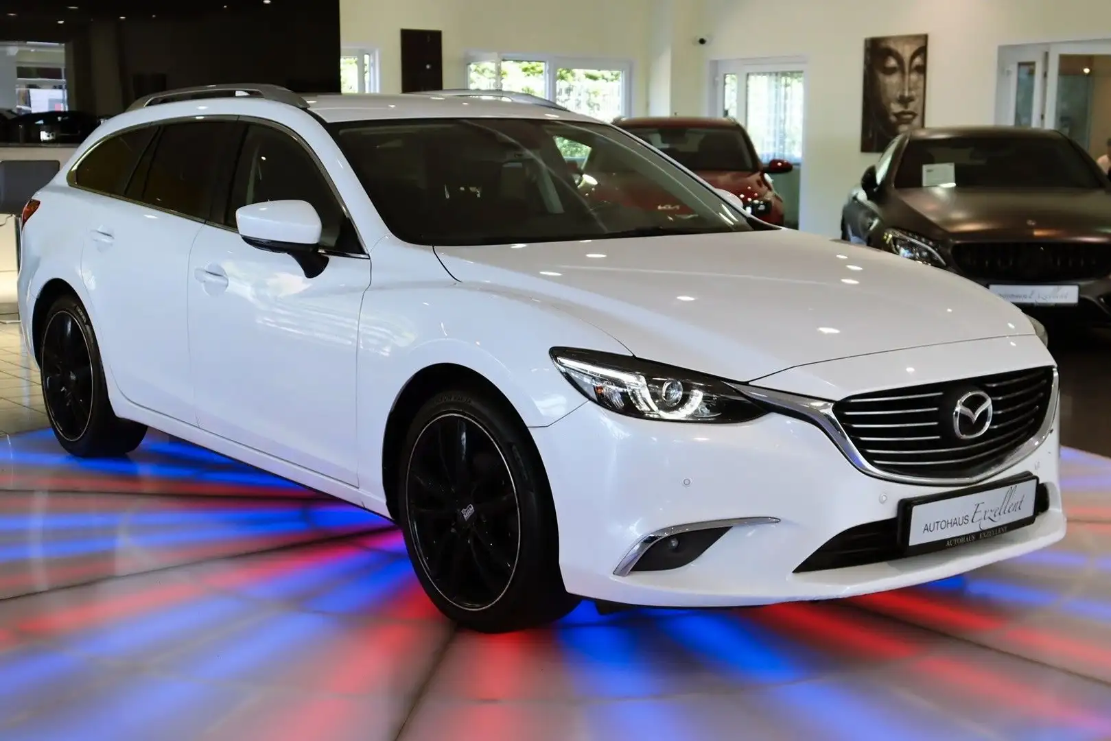 Mazda 6 Kombi Exclusive-Line*KLIMAAUT*NAVI*LED*SHZ*PDC Alb - 2