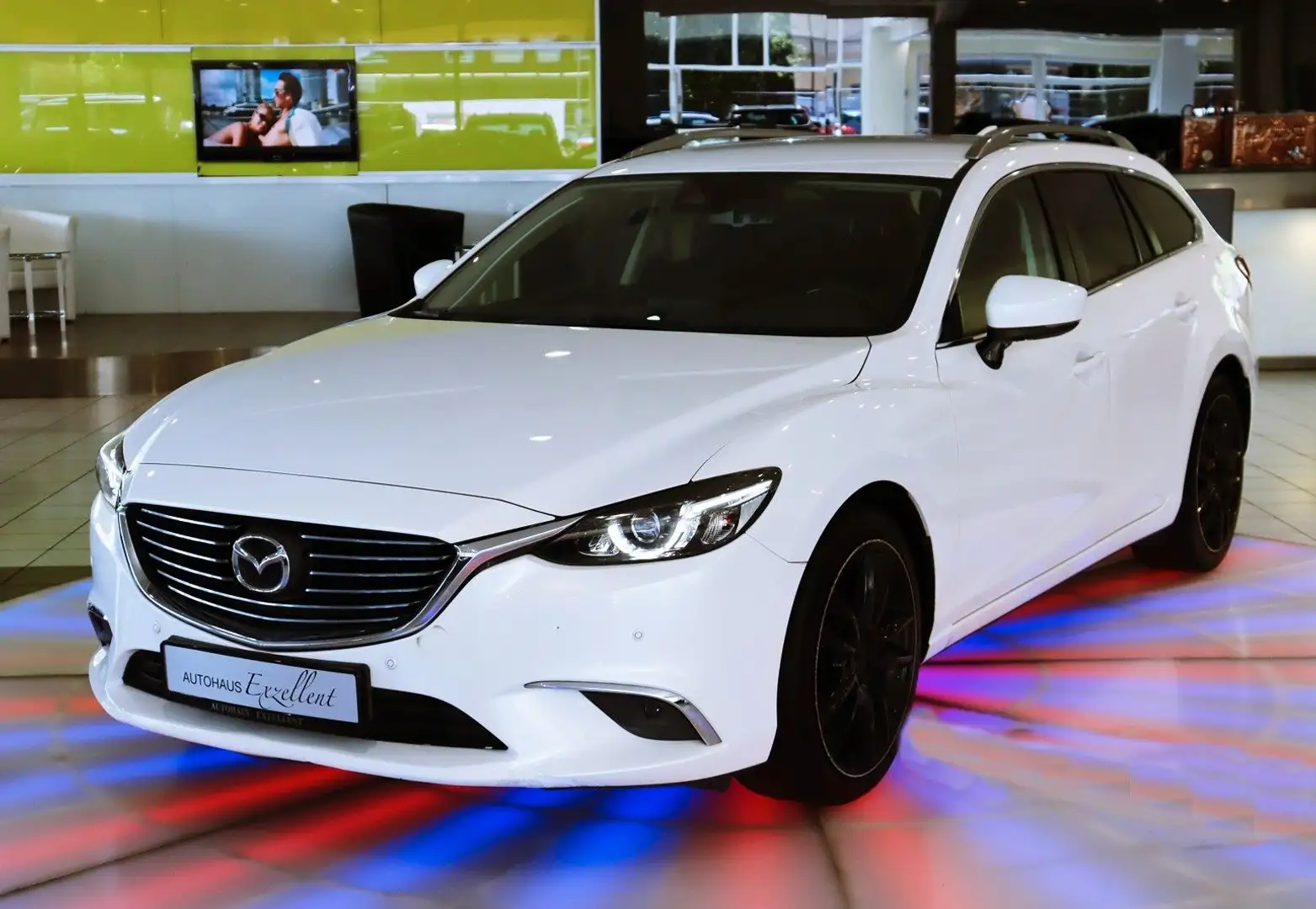 Mazda 6 Kombi Exclusive-Line*KLIMAAUT*NAVI*LED*SHZ*PDC Alb - 1